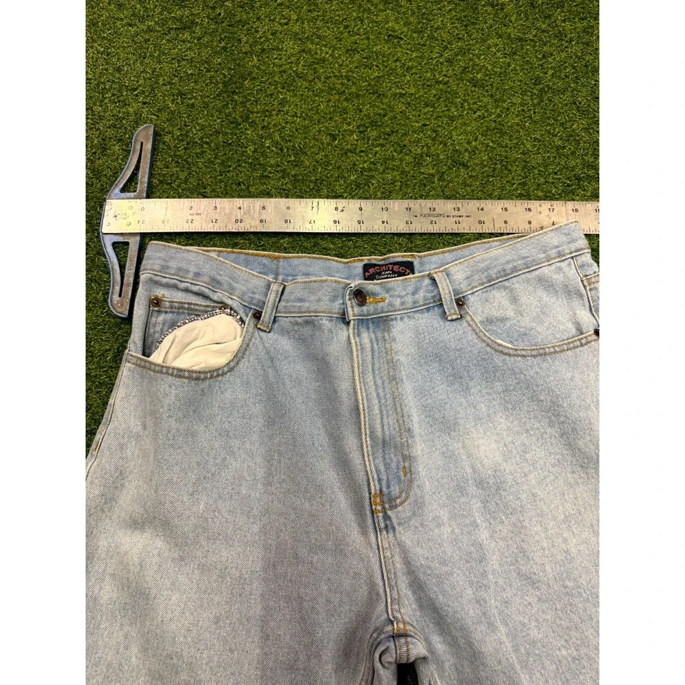 Architect Jean Company Jeans Mens 36 X 30 Blue‎ Denim Regular Fit Straight Leg